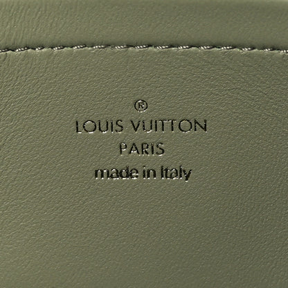 Louis Vuitton Lambskin Embossed Monogram Pochette Coussin Green 7 of 10