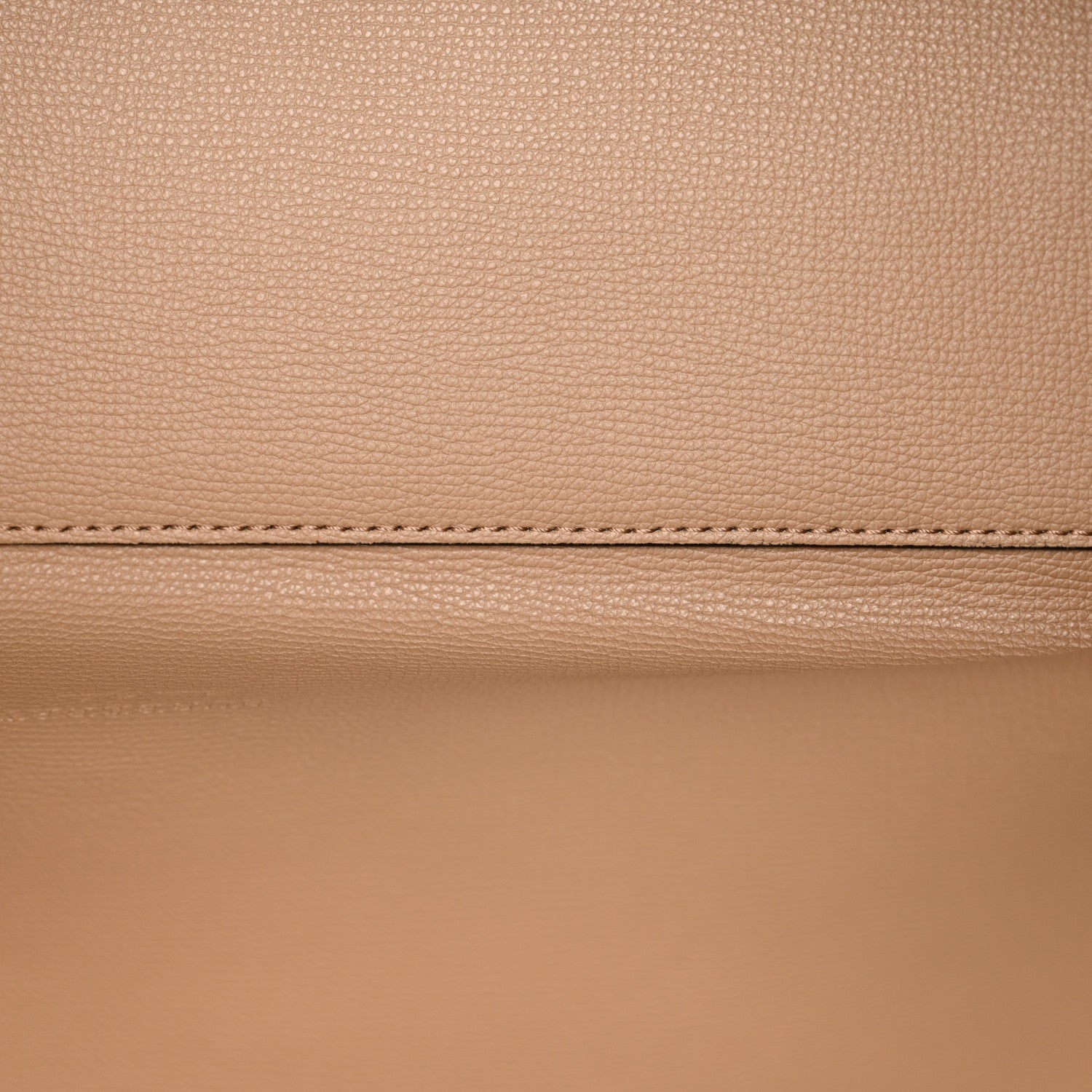 Burberry Grainy Calfskin Haymarket Check Medium Reversible Tote Camel 18 of 20