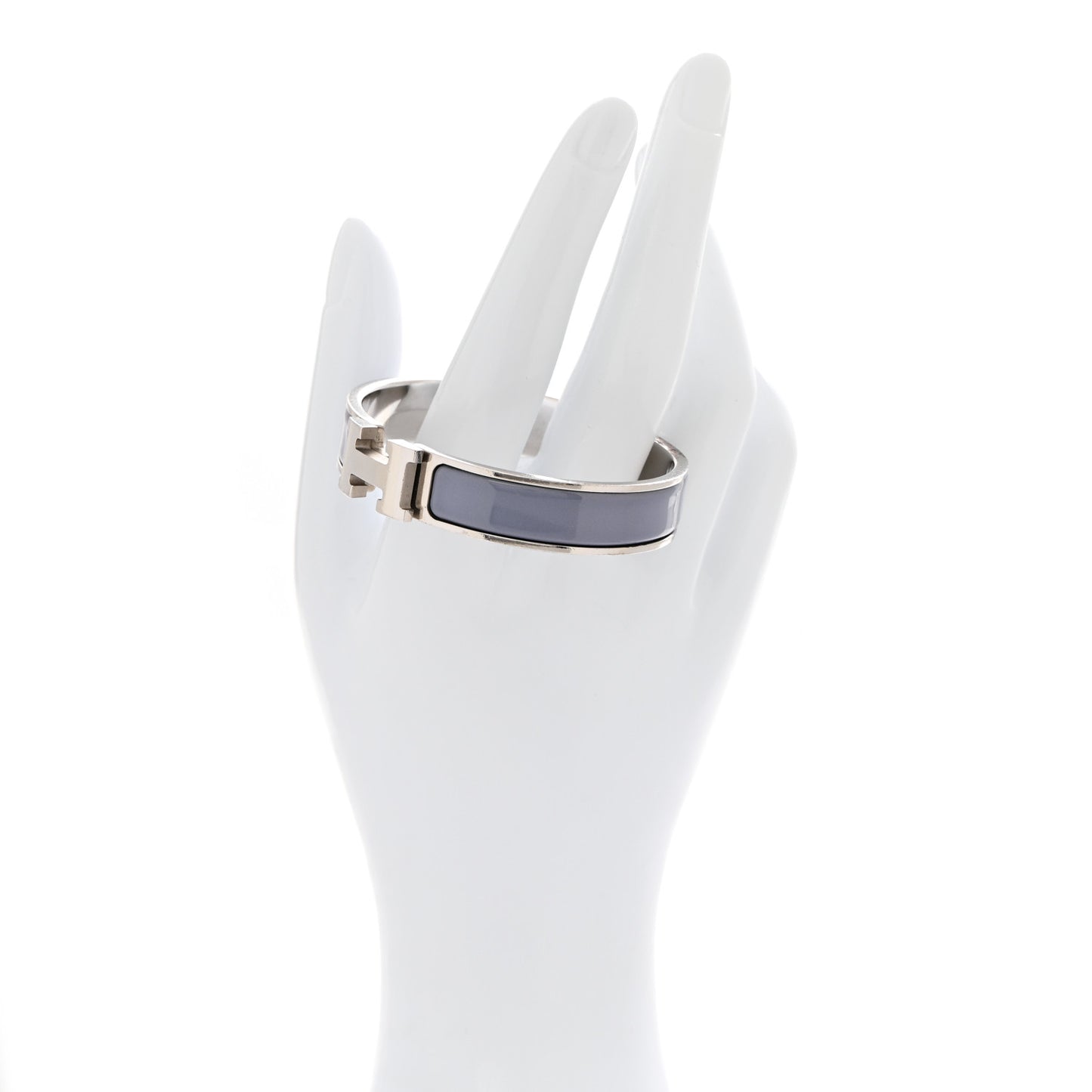 Enamel Narrow Clic Clac H Bracelet PM Lilas