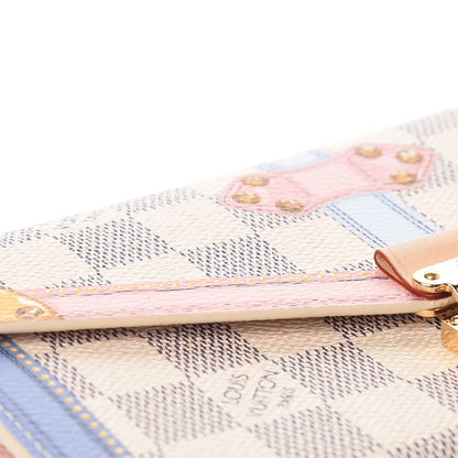 Louis Vuitton Damier Azur Summer Trunks Sarah Wallet NM 13 of 14