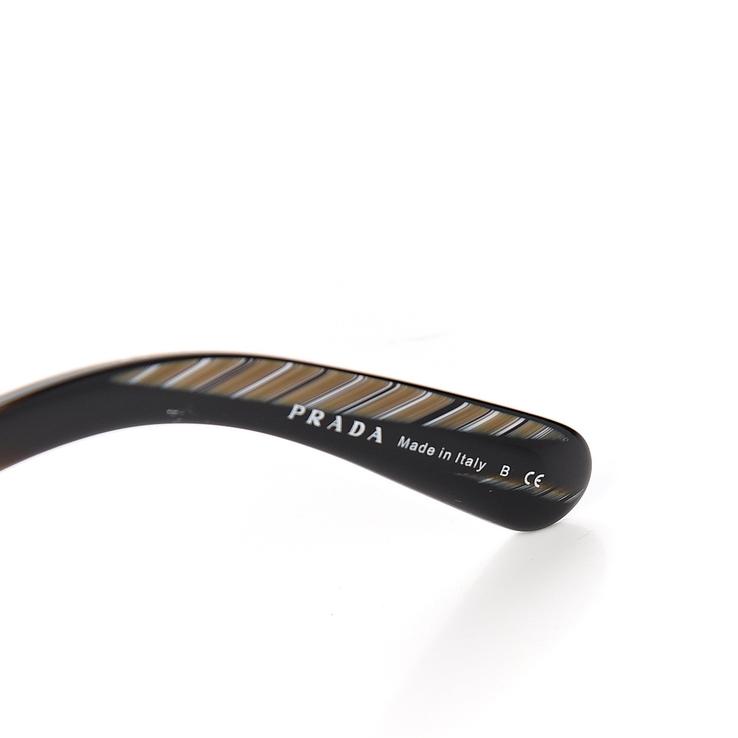 Prada Baroque Sunglasses SPR 27N Black Horn 6 of 7