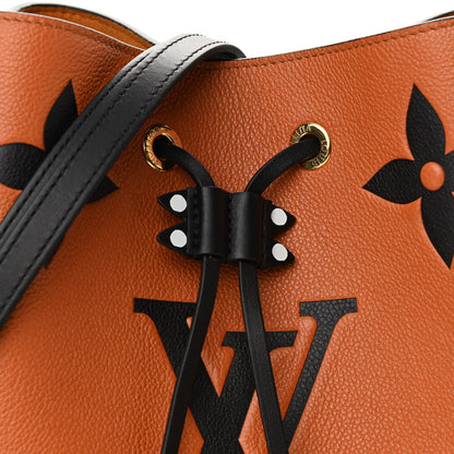Louis Vuitton Empreinte Monogram Giant Crafty Neonoe MM Caramel Black 8 of 11