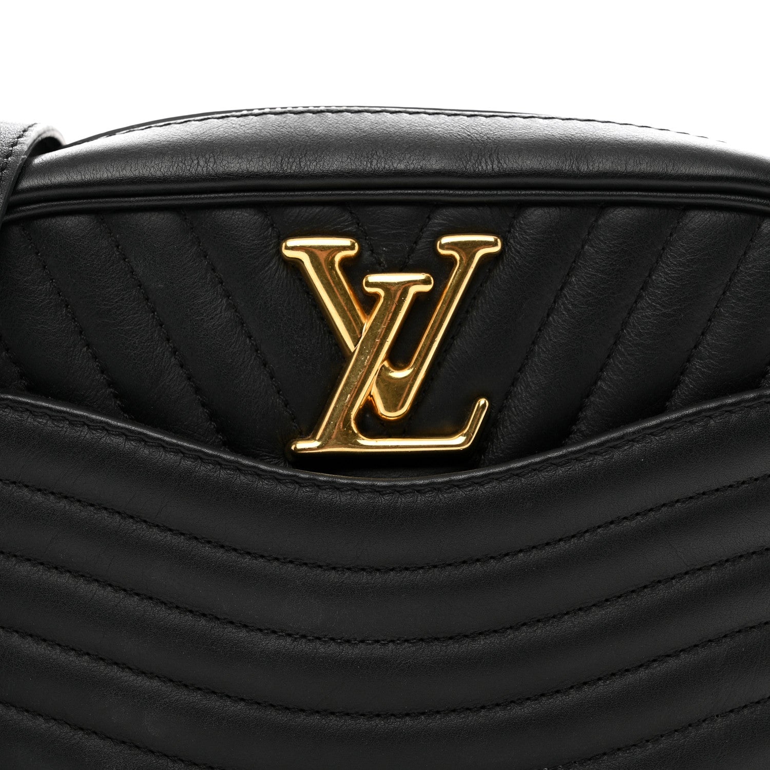 Louis Vuitton Calfskin New Wave Camera Bag Black 5 of 9