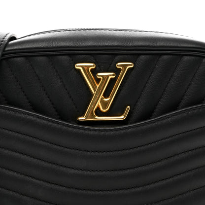 Louis Vuitton Calfskin New Wave Camera Bag Black 5 of 9