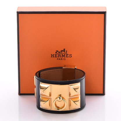 Hermes Box Collier De Chien CDC Bracelet S Black 7 of 7