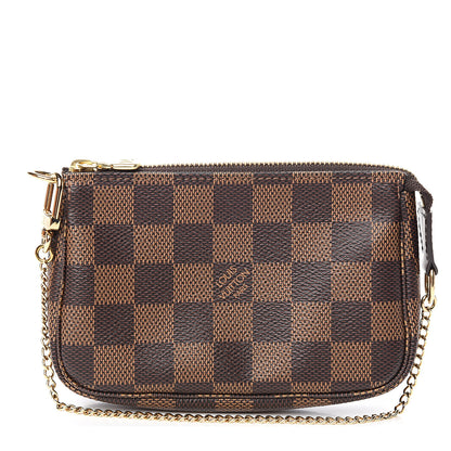 Louis Vuitton Damier Ebene Mini Pochette Accessories 1 of 7