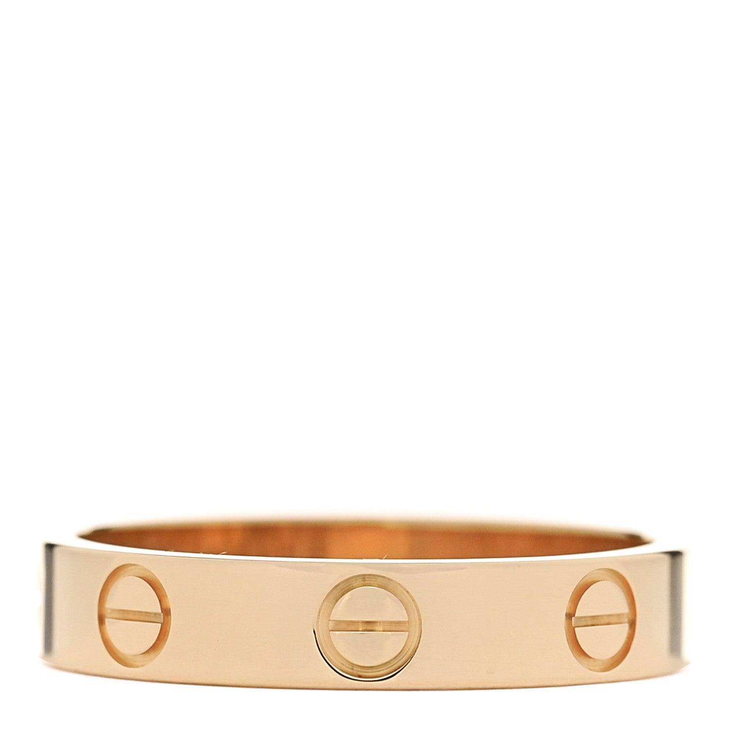 Cartier 18K Yellow Gold 3.5mm LOVE Wedding Band Ring 52 6 3 of 5