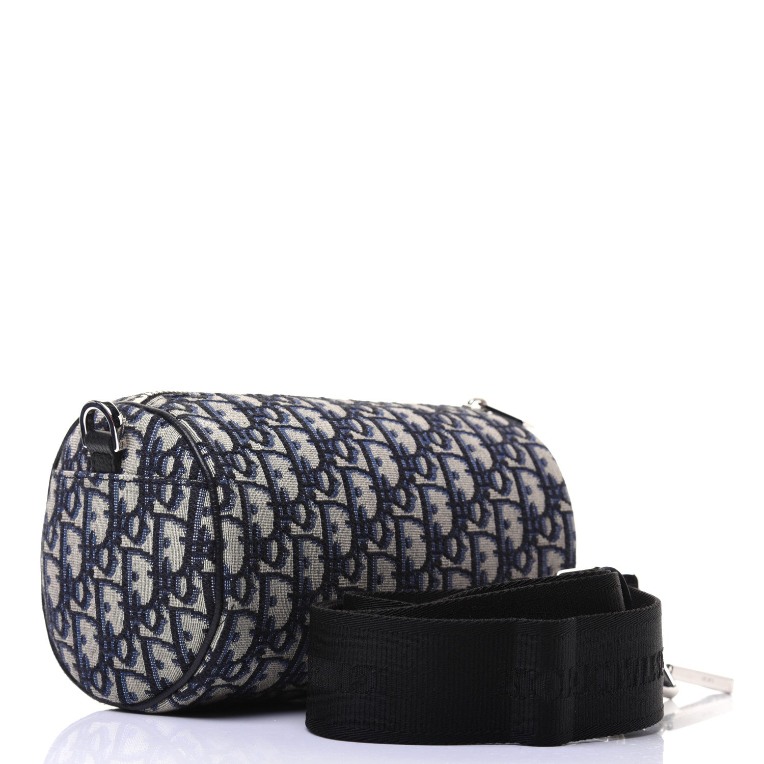 Christian Dior Oblique Roller Messenger Bag Blue 3 of 16