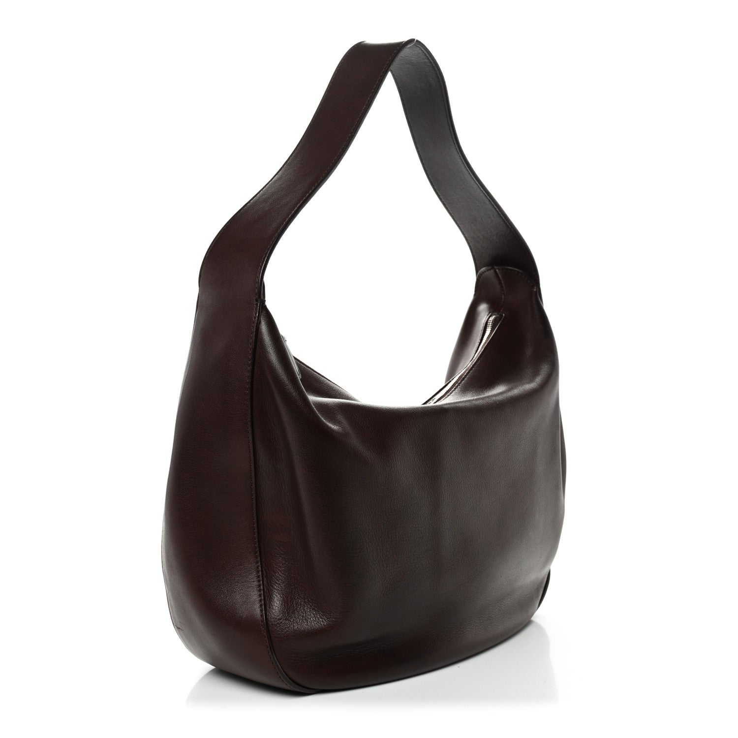 The Row Calfskin Allie Bag Burgundy 3 of 9