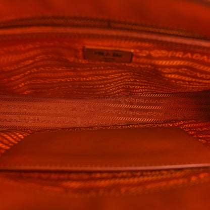 Prada Saffiano Small Galleria Double Zip Tote Papaya 5 of 19