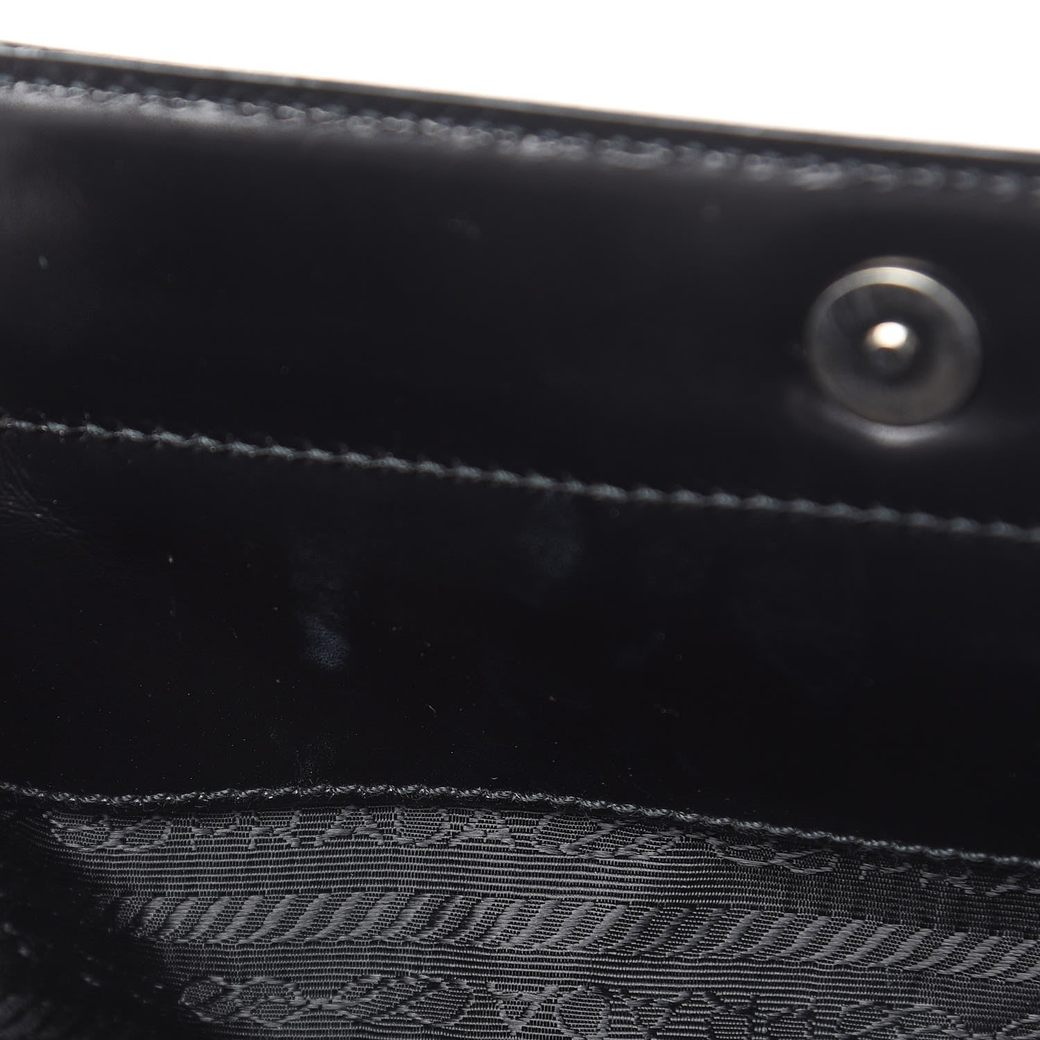 Prada Tessuto Nylon Soft Calf Tote Black 15 of 15