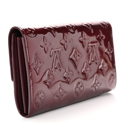 Louis Vuitton Vernis Sarah Wallet Rouge Fauviste 3 of 8