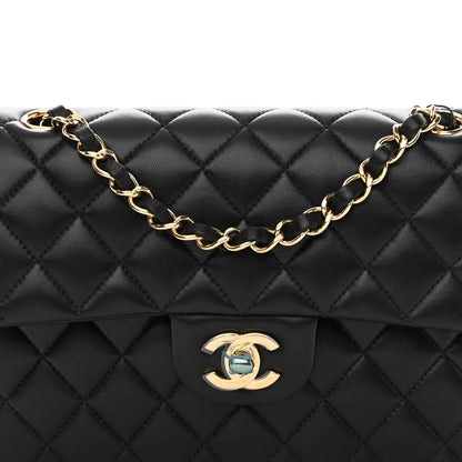 Chanel Lambskin Quilted Small Double Flap Black 8 of 11