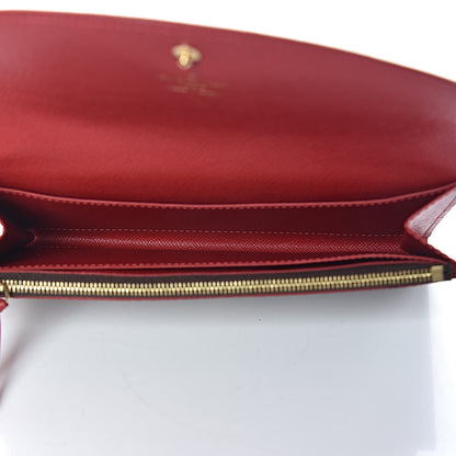 Louis Vuitton Damier Ebene Caissa Wallet Cherry 5 of 6