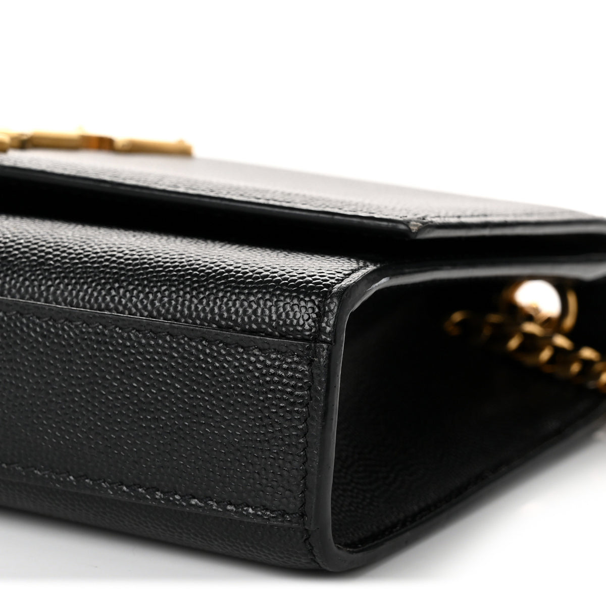 Grain De Poudre Small Classic Monogram Kate Satchel Black