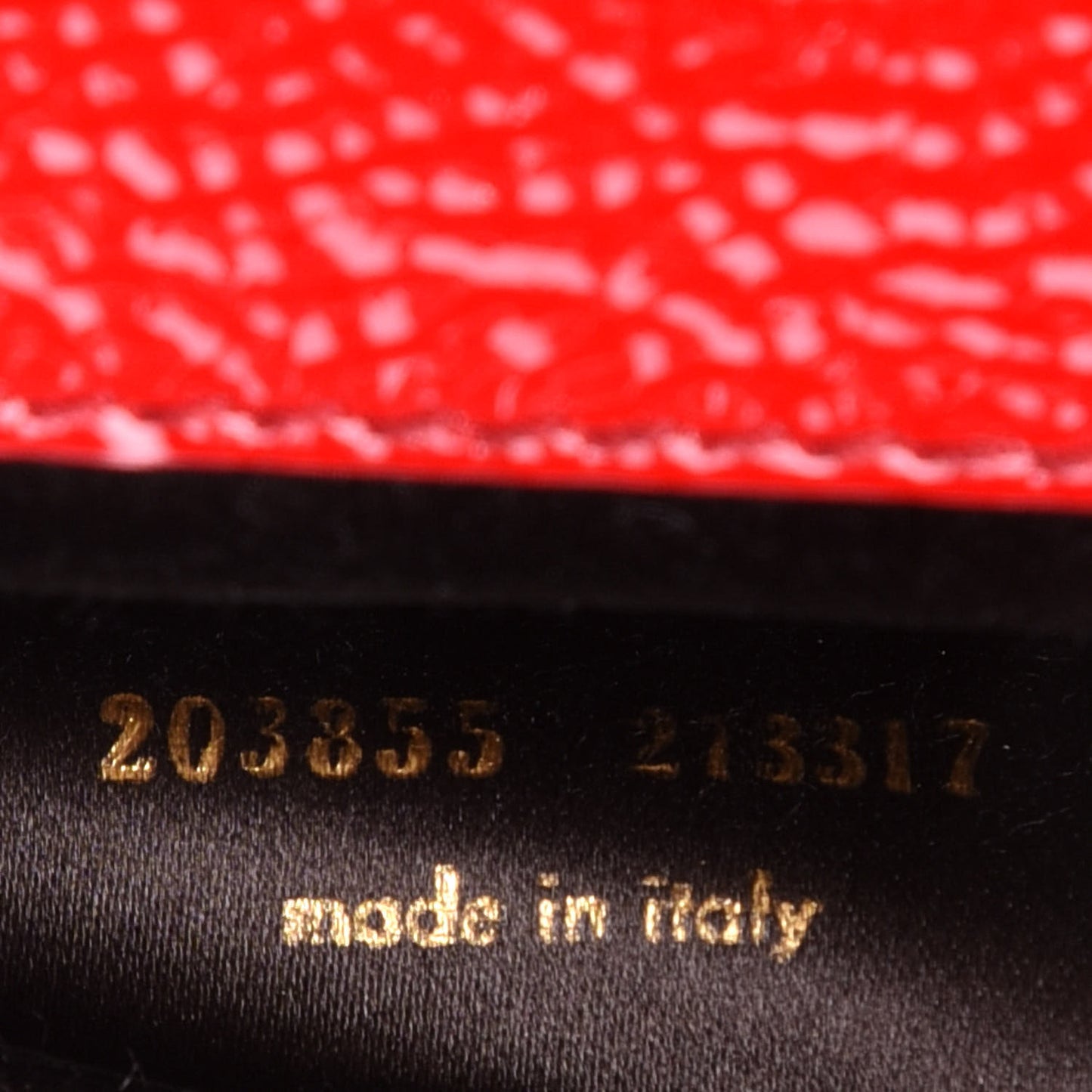 Textured Patent Monogram Large Belle De Jour Clutch Red