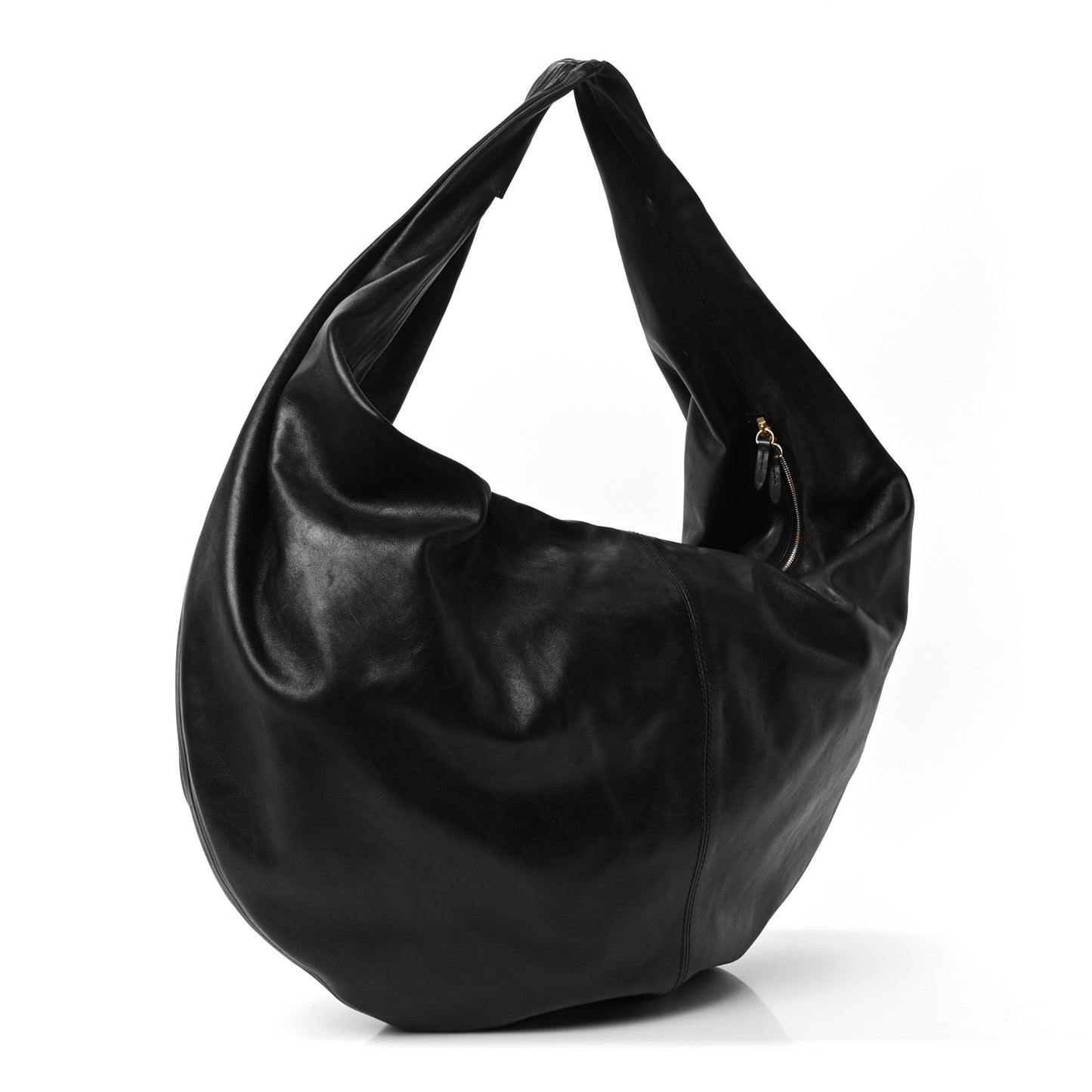 Vintage Calfskin Extra Large Olivia Hobo Black