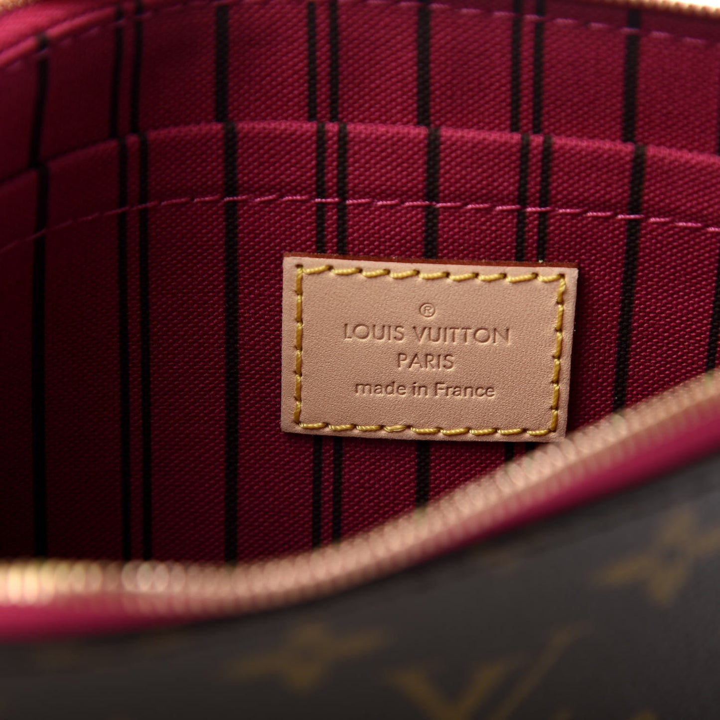 Monogram Neverfull MM GM Pochette Pivoine