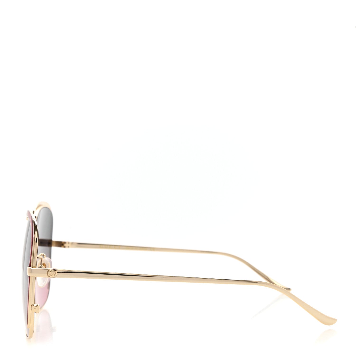Gucci Acetate Oversize Square Frame GG0400S Sunglasses Gold 3 of 8