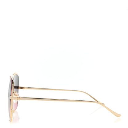 Gucci Acetate Oversize Square Frame GG0400S Sunglasses Gold 3 of 8