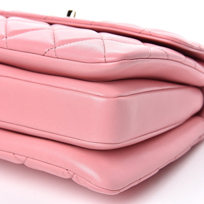 Chanel Lambskin Quilted Small Trendy CC Flap Dual Handle Bag Pink 10 of 11