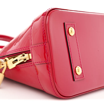 Louis Vuitton Vernis Alma BB Rose Indien 9 of 12