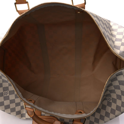 Louis Vuitton Damier Azur Keepall 50 5 of 12
