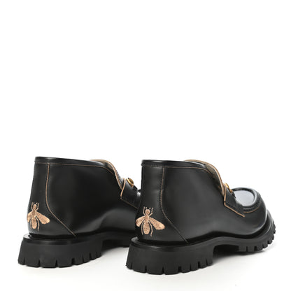 Gucci Cordovan Lux Mens Harald Horsebit Ankle Boots 8.5 Black 4 of 7