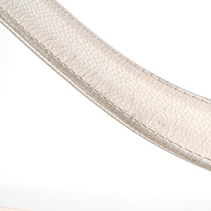 Chanel Caviar Quilted Grand Shopping Tote GST White 26 of 27