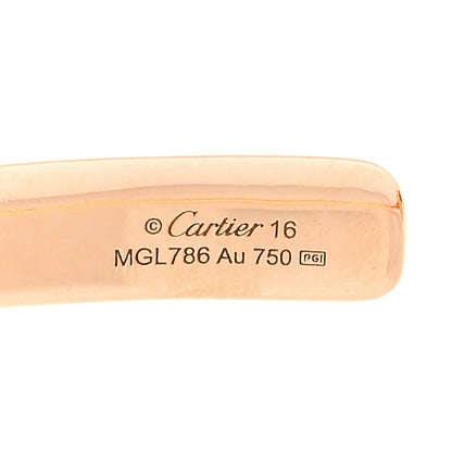 Cartier 18K Pink Gold Tsavorite Black Onyx Panthere De Cartier Bracelet 16 6 of 7