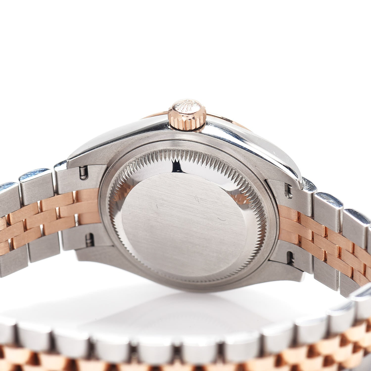Rolex Stainless Steel 18K Everose Gold Diamond 28mm Oyster Perpetual Datejust Watch Sundust 279171 4 of 5
