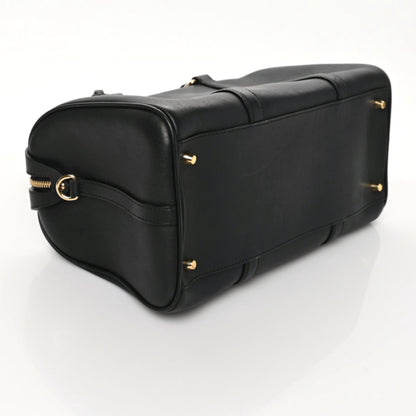 Burberry Derby Calfskin Medium Alchester Bowling Bag Black 4 of 10