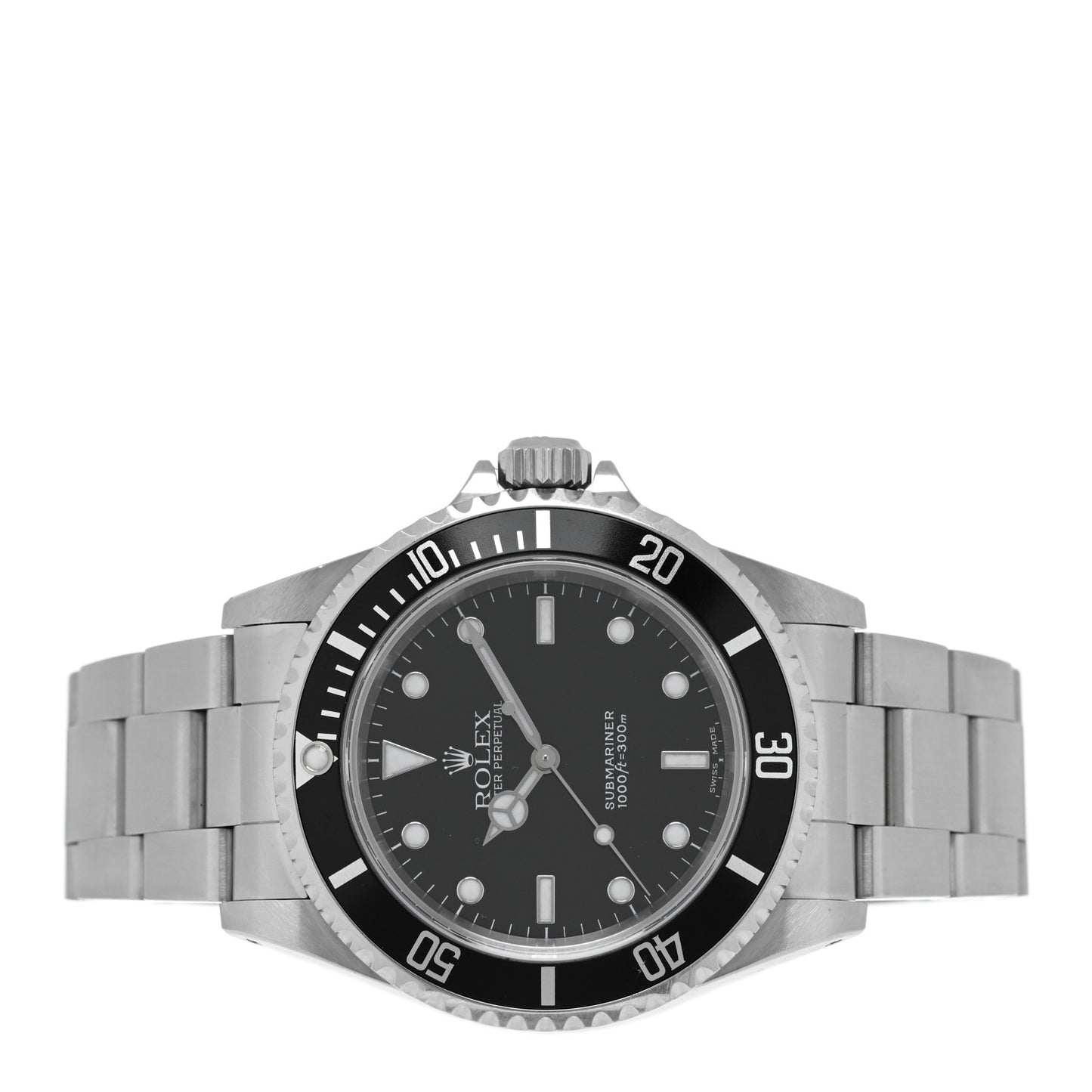 Stainless Steel 40mm Oyster Perpetual Submariner Watch Black 14060M