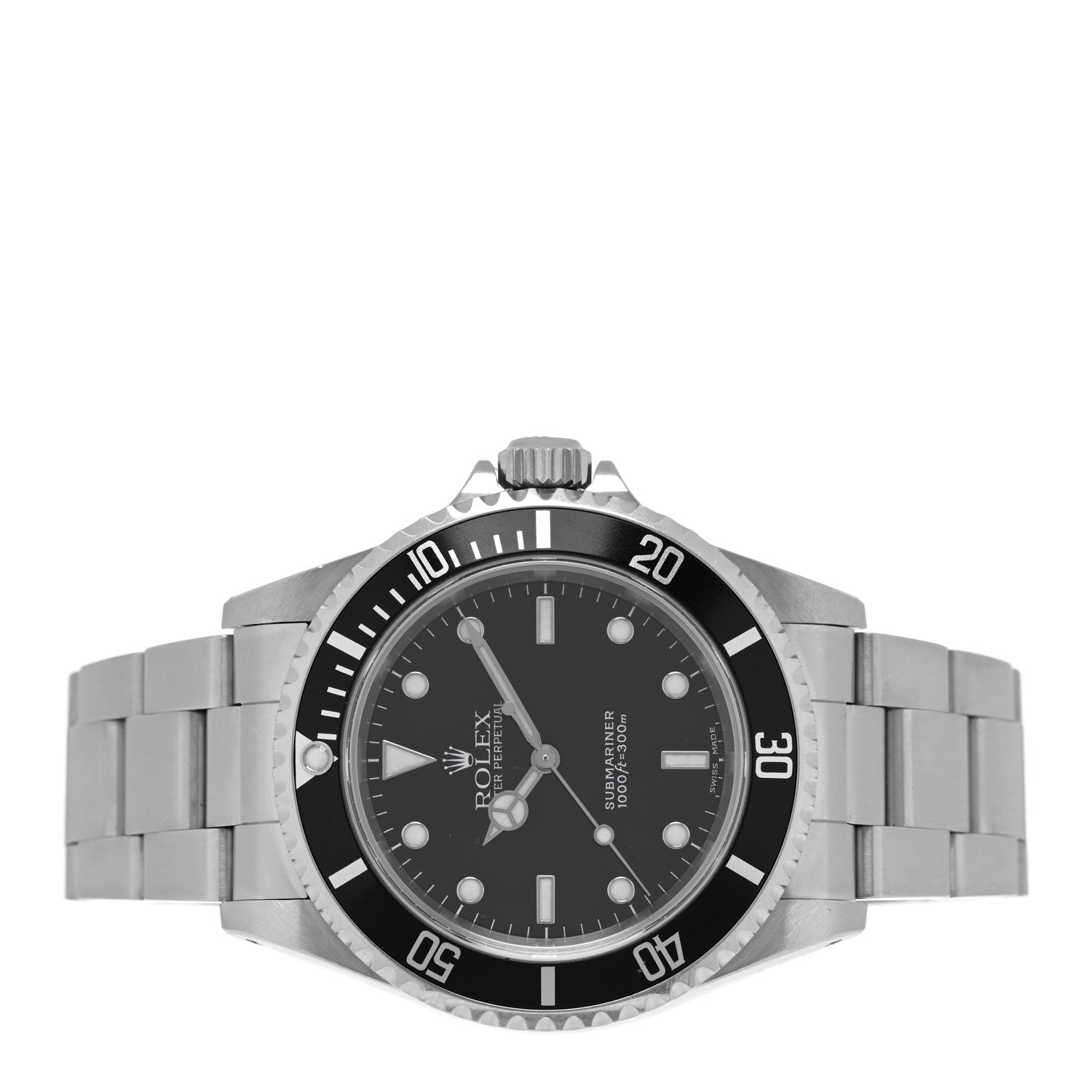 Rolex Stainless Steel 40mm Oyster Perpetual Submariner Watch Black 14060M 2 of 4