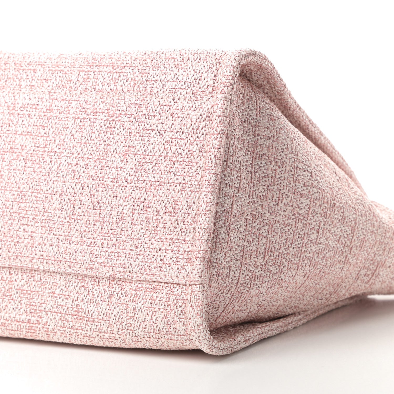Chanel Straw Lurex Medium Deauville Tote Pink 10 of 11