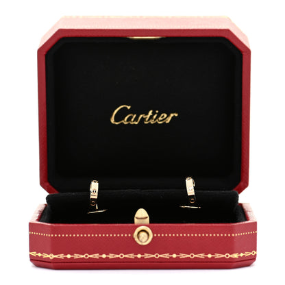 Cartier 18K Yellow Gold Small LOVE Hoop Earrings 7 of 7