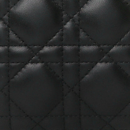 Christian Dior Lambskin Cannage Medium Lady D-Joy Black 8 of 10