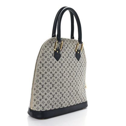 Louis Vuitton Mini Monogram Alma Haut Tote Blue 3 of 8