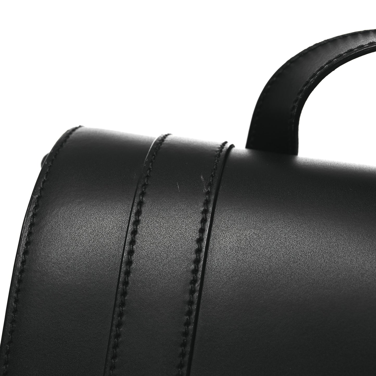 Soft GG Supreme Monogram Calfskin Web Double Buckle Backpack Black