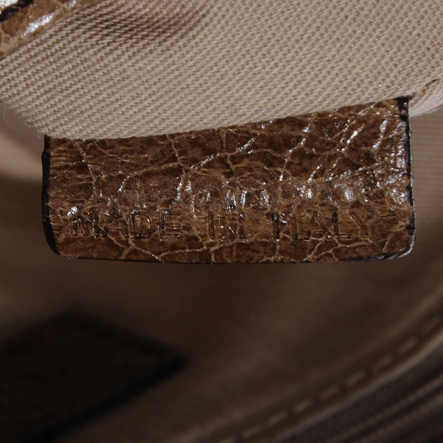 Givenchy Crackled Patent Envelope Folded Clutch Light Brown 12 of 13