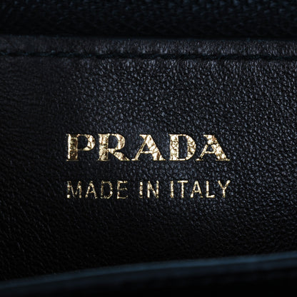 Prada Saffiano Cuir Small Double Bag Nero Black 9 of 18