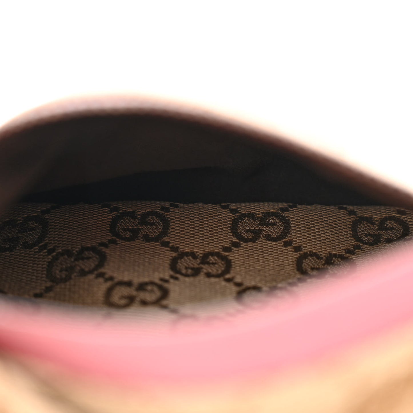 GG Monogram Web Double Pocket Belt Bag Pink