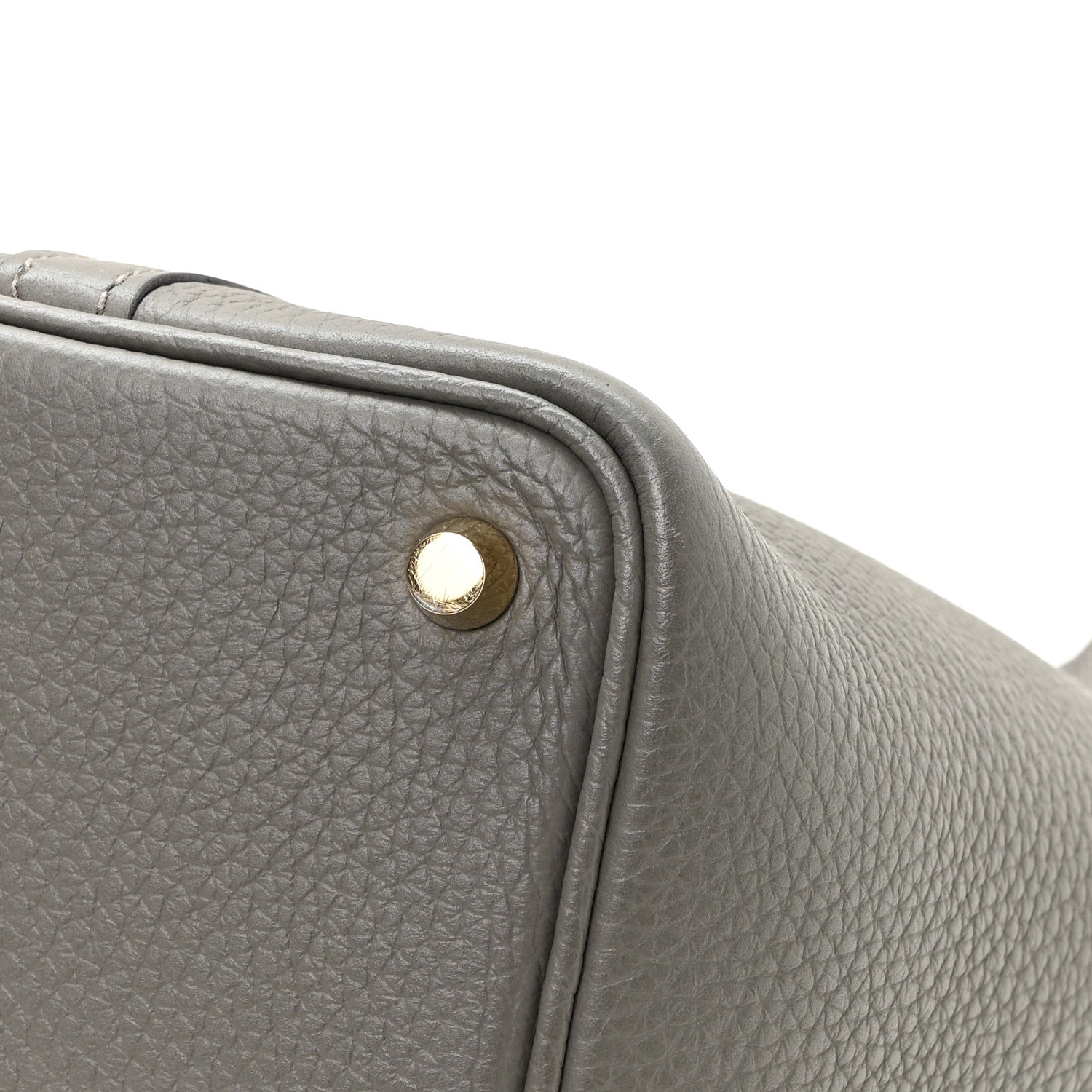 Hermes Taurillon Clemence Picotin Lock 18 PM Gris Meyer 12 of 13