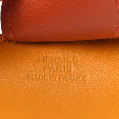 Hermes Milo Lambskin Grigri Rodeo Horse Bag Charm PM Jaune D'Or Bleu Agate Cornaline 3 of 3