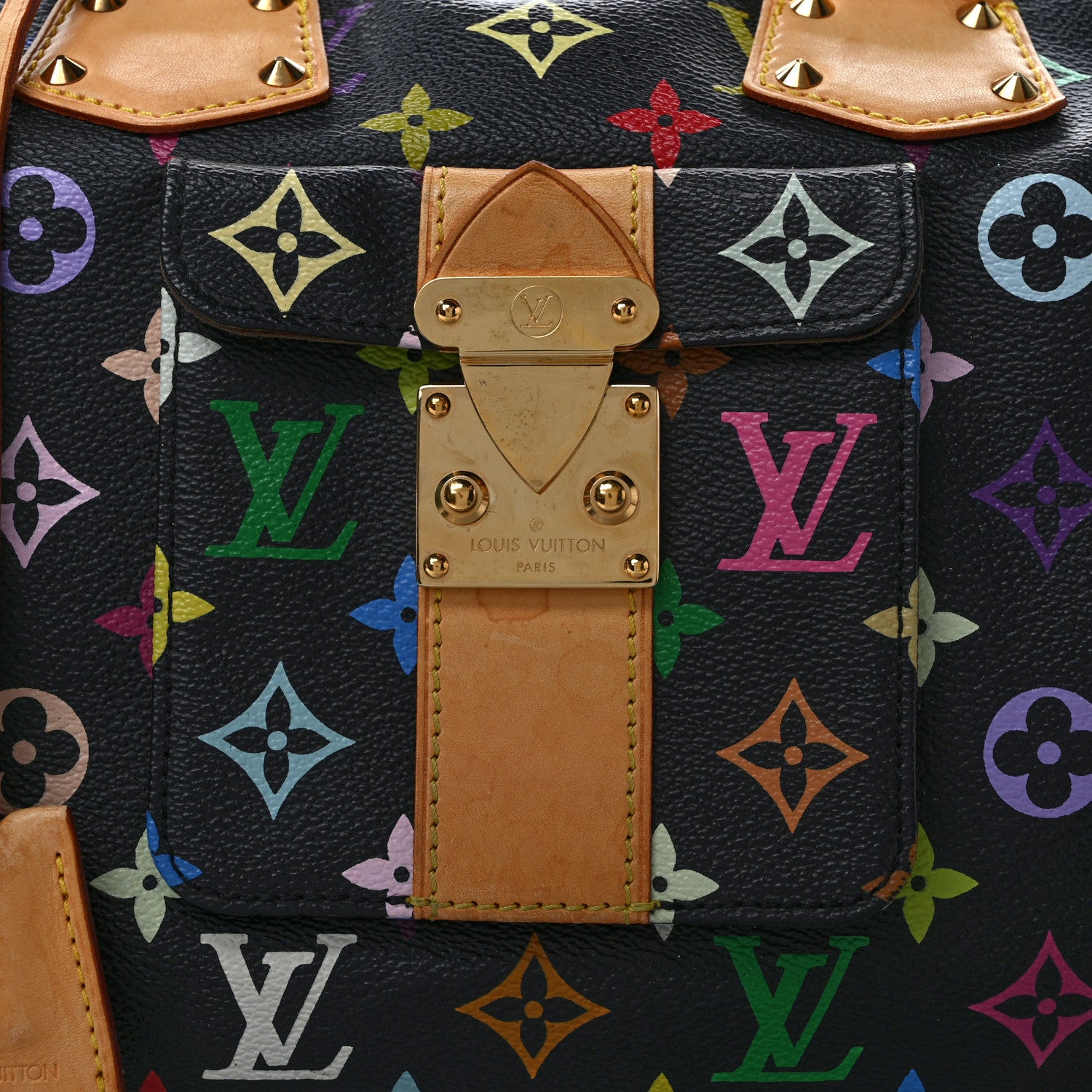 Louis Vuitton Monogram Multicolor Speedy 30 Black 8 of 16