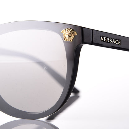 Versace Mirrored Cat Eye Sunglasses 4266 Black 7 of 9