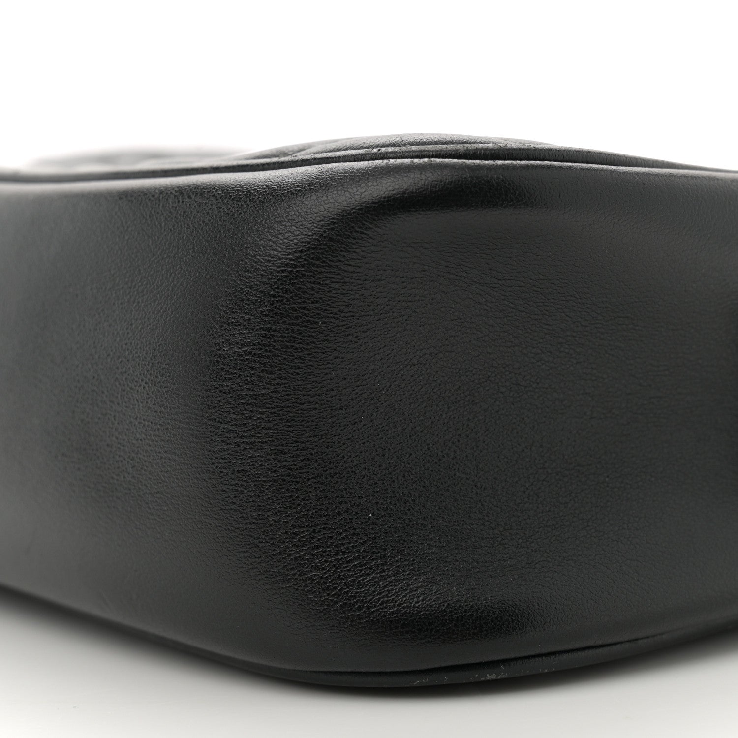 Gucci Calfskin Matelasse Small GG Marmont Chain Shoulder Bag Black 10 of 12