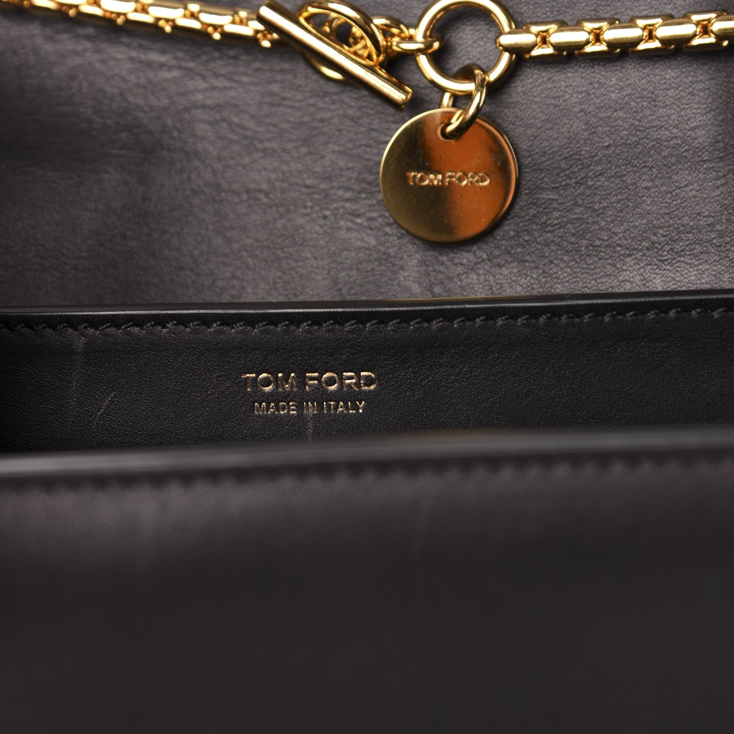 Tom Ford Calfskin Medium Sienna Shoulder Bag Black 6 of 10