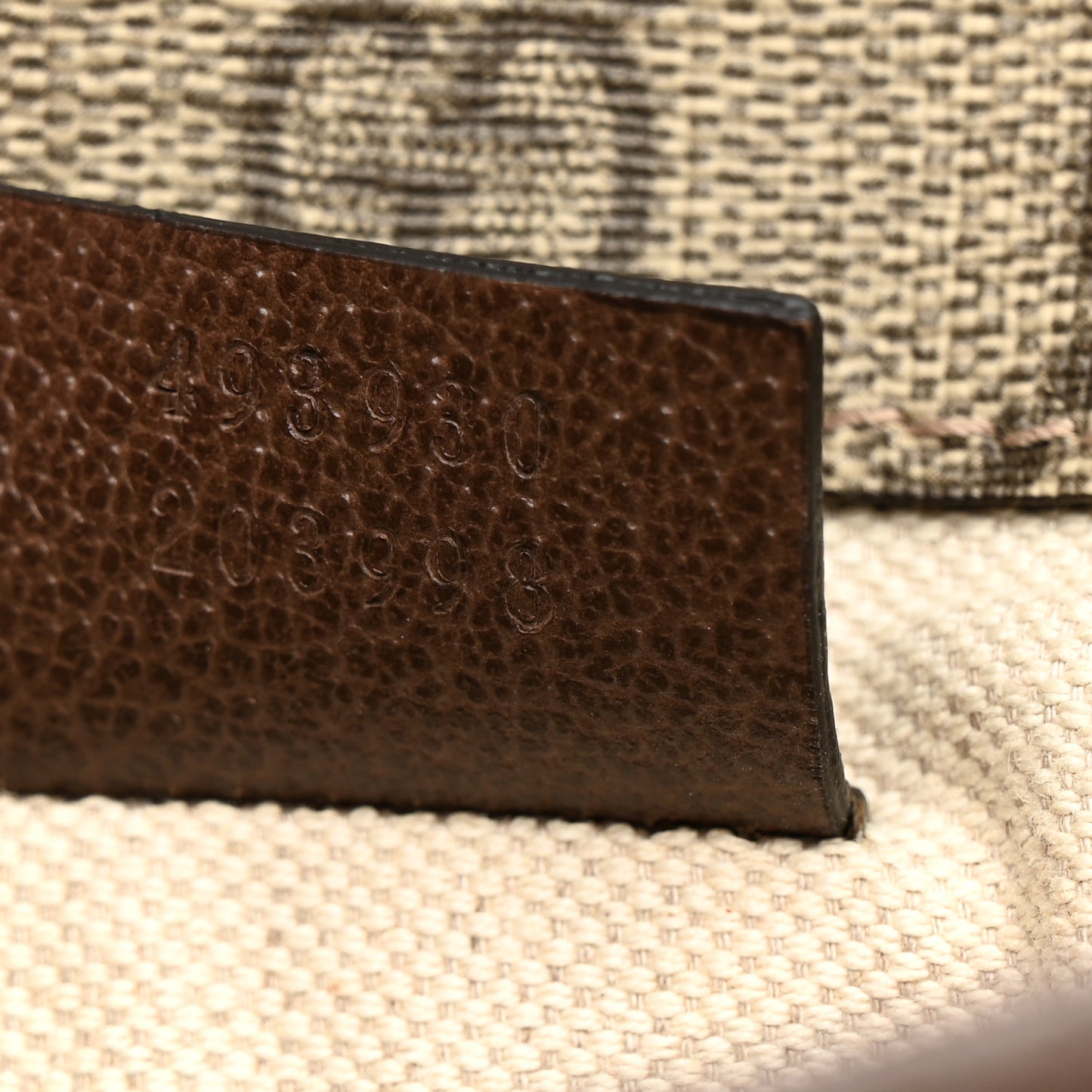 GG Supreme Monogram Neo Vintage Web Belt Bag Brown