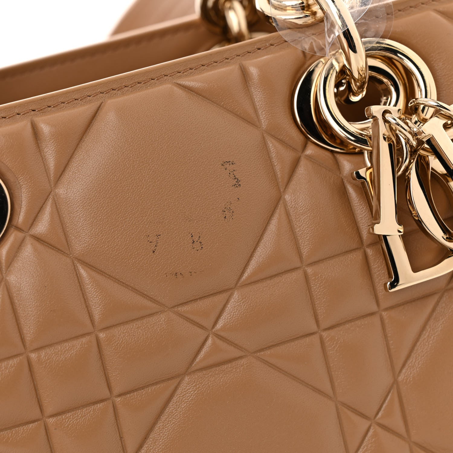 Christian Dior Calfskin Cannage Small The Lady 95.22 Beige 11 of 11